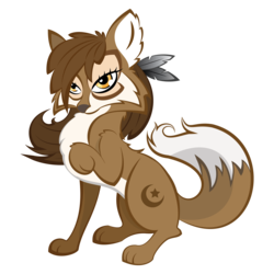 Size: 8100x8100 | Tagged: safe, artist:soulshifted, oc, oc only, wolf, absurd resolution, animal in mlp form, female, furry, simple background, solo, transparent background, vector