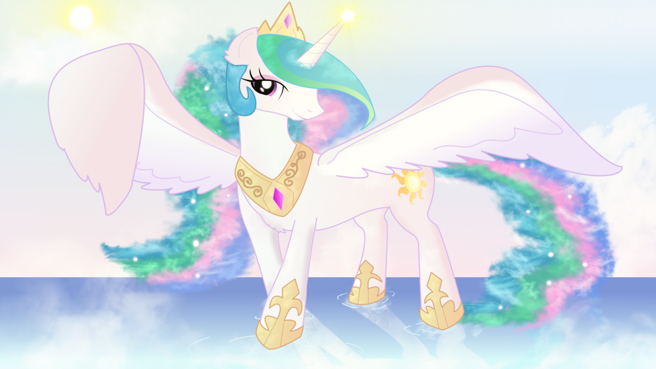 Safe Artist Lifes Remedy Princess Celestia Alicorn Pony