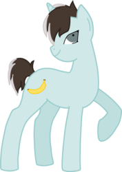 Size: 1942x2745 | Tagged: safe, artist:tokuberry, pony, fudou akio, inazuma eleven, ponified, simple background, solo, transparent background, vector