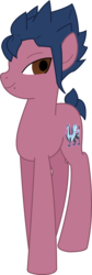 Size: 2488x7379 | Tagged: safe, artist:tokuberry, pony, absurd resolution, inazuma eleven, inazuma eleven go, inazuma eleven go chrono stone, ponified, simple background, solo, transparent background, tsurugi yuuichi, vector