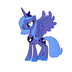 Size: 900x900 | Tagged: safe, artist:fluttershy7, artist:pazuzu54, princess luna, pony, g4, female, s1 luna, simple background, solo, transparent background, vector, vector trace