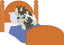 Size: 4000x2786 | Tagged: safe, artist:tsand106, oc, oc only, pony, bed, oc x oc, shipping, simple background, sleeping, transparent background, vector