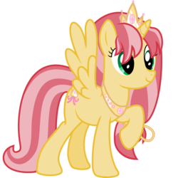 Size: 5500x5500 | Tagged: safe, artist:drfatalchunk, oc, oc only, oc:princess royal ribbon, alicorn, pony, absurd resolution, alicorn oc, commission, female, simple background, solo, transparent background, vector