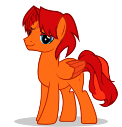 Size: 3122x3270 | Tagged: safe, artist:goldenfoxda, oc, oc only, oc:goldenfox, pegasus, pony, eye shading, eyeshadow, high res, makeup, male, simple background, solo, stallion, transparent background, vector