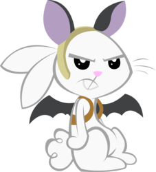 Size: 2365x2602 | Tagged: safe, artist:geekscomeoutatnight, angel bunny, bat, pony, g4, animal costume, clothes, costume, high res, male, simple background, solo, transparent background, vector