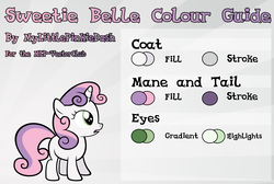Size: 4460x3000 | Tagged: safe, artist:atmospark, sweetie belle, pony, g4, .psd available, female, high res, reference sheet, solo