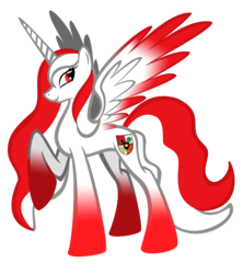 Size: 2176x2448 | Tagged: safe, artist:auveiss, oc, oc only, oc:indonisty, alicorn, pony, alicorn oc, high res, indonesia, nation ponies, ponified, simple background, solo, transparent background