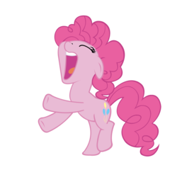 Size: 6000x6000 | Tagged: safe, artist:lolke12, pinkie pie, earth pony, pony, g4, .psd available, absurd resolution, female, simple background, solo, transparent background