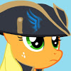 Size: 100x100 | Tagged: safe, applejack, pony, g4, european culture, hat, paragorn, picture for breezies, pirate, pistoletov, tricorne