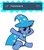 Size: 589x674 | Tagged: safe, artist:dekomaru, oc, oc only, oc:nebula, pony, tumblr:ask twixie, baby, baby pony, cape, clothes, colt, hat, magical lesbian spawn, male, milestone, offspring, parent:trixie, parent:twilight sparkle, parents:twixie, solo, trixie's cape, trixie's hat