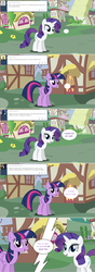 Size: 1280x3617 | Tagged: safe, artist:hakunohamikage, rarity, twilight sparkle, alicorn, pony, ask-princesssparkle, g4, ..., ask, tumblr, twilight sparkle (alicorn)