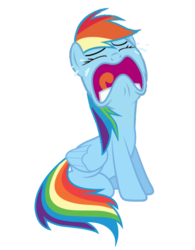 Size: 900x1155 | Tagged: safe, artist:trini-mite, derpibooru exclusive, rainbow dash, pegasus, pony, g4, crying, female, mare, simple background, solo, transparent background