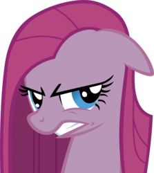 Size: 4000x4485 | Tagged: safe, artist:blindcavesalamander, pinkie pie, pony, g4, absurd resolution, angry, bust, female, pinkamena diane pie, portrait, simple background, solo, transparent background, vector