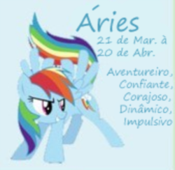 Size: 336x328 | Tagged: safe, rainbow dash, pony, g4, aries, portuguese