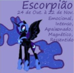 Size: 331x326 | Tagged: safe, artist:funfunland22, nightmare moon, pony, g4, portuguese, scorpio