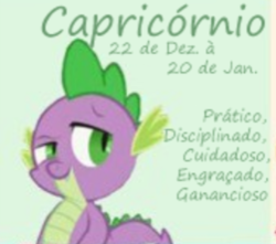 Size: 339x299 | Tagged: safe, artist:funfunland22, spike, dragon, g4, capricorn, cropped, portuguese
