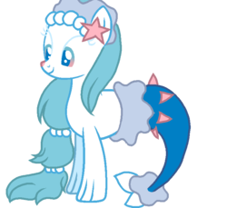 Size: 725x665 | Tagged: safe, artist:katsubases, artist:minions-and-ponies, pony, primarina, base used, pokémon, ponified, simple background, transparent background