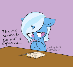 Size: 641x587 | Tagged: safe, artist:zippysqrl, trixie, pony, unicorn, the little magician, g4, animated, book, dialogue, female, filly, floppy ears, gif, simple background, solo