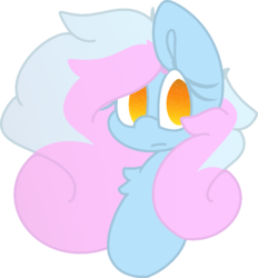Size: 1064x1145 | Tagged: safe, artist:moonydusk, oc, oc only, oc:astral knight, pegasus, pony, bust, chest fluff, female, portrait, simple background, solo, transparent background