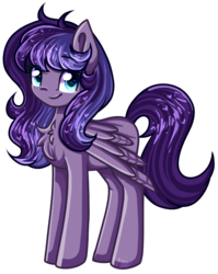 Size: 1024x1288 | Tagged: safe, artist:sketchyhowl, oc, oc only, pegasus, pony, chest fluff, female, mare, simple background, solo, transparent background