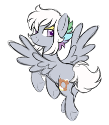 Size: 1024x1180 | Tagged: safe, artist:azure-art-wave, oc, oc only, oc:sundance tinker, pegasus, pony, female, flying, mare, simple background, solo, transparent background