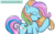 Size: 589x363 | Tagged: safe, artist:equmoria, derpibooru exclusive, rainbow dash (g3), pony, derpibooru, g3, db tag get, derpimilestone, eyes closed, female, g3betes, meta, rainbow dash always dresses in style, rainbows darling rainbows, simple background, solo, tags, transparent background