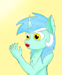 Size: 5000x6000 | Tagged: safe, artist:artsi wych, lyra heartstrings, pony, g4, absurd resolution, chest fluff, female, hand, nightmare fuel, solo, that pony sure does love hands, uncanny valley, wat