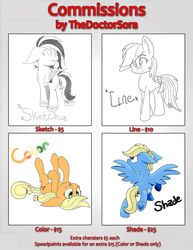 Size: 742x960 | Tagged: safe, artist:theartistsora, pony, commission info
