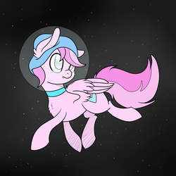 Size: 2000x2000 | Tagged: safe, artist:theartistsora, oc, oc only, oc:halo whooves, pony, helmet, high res, solo, space pony