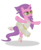 Size: 3800x4606 | Tagged: safe, artist:grypher, derpibooru exclusive, idw, masked matter-horn, pony, unicorn, g4, absurd resolution, ballerina, clothes, cute, female, glasses, idw showified, mare, masked matter-horn costume, masked matterina, missing accessory, power ponies, simple background, solo, transparent background, tutu, tutu cute, vector