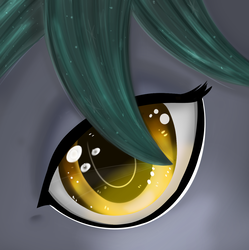 Size: 1185x1191 | Tagged: safe, artist:wulfanite, oc, oc only, oc:mimicry, pony, eye, eye focus