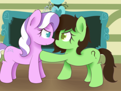 Size: 1600x1200 | Tagged: safe, artist:zlight, diamond tiara, oc, oc:filly anon, pony, g4, classroom, female, filly