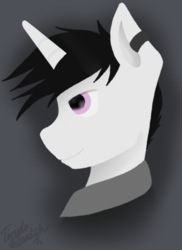 Size: 2500x3437 | Tagged: safe, artist:tiviyl, oc, oc only, oc:tiviyl, pony, 2017, bust, color, colored, digital art, high res, piercing, portrait, profile, profile picture, profilepic, signature, signed, solo