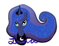 Size: 1708x1333 | Tagged: safe, artist:silversthreads, princess luna, pony, g4, chestplate, crown, digital art, female, jewelry, regalia, simple background, solo, transparent background