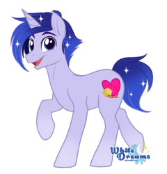 Size: 2701x2808 | Tagged: safe, artist:xwhitedreamsx, oc, oc only, oc:mio, pony, unicorn, high res, male, simple background, solo, stallion, transparent background