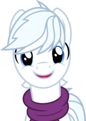 Size: 3539x5000 | Tagged: safe, artist:dashiesparkle, double diamond, earth pony, pony, g4, to where and back again, absurd resolution, clothes, cute, double dawwmond, happy, looking at you, male, open mouth, open smile, scarf, simple background, smiling, smiling at you, solo, stallion, transparent background, vector