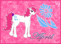 Size: 7014x5100 | Tagged: safe, artist:faerie-starv, april daisy, pony, g1, absurd resolution, birthflower ponies, female, solo