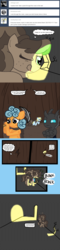 Size: 640x2687 | Tagged: safe, artist:ficficponyfic, chickadee, ms. peachbottom, oc, changeling, cyoa:peachbottom's quest, g4, changeling oc, cyoa, tumblr