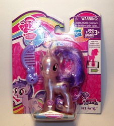Size: 1345x1486 | Tagged: safe, photographer:kisscurl, sea swirl, seafoam, pony, g4, brushable, comb, irl, photo, solo, toy