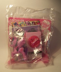 Size: 1296x1528 | Tagged: safe, photographer:kisscurl, twilight sparkle, alicorn, pony, g4, bag, happy meal, irl, mcdonald's, mcdonald's happy meal toys, photo, toy, twilight sparkle (alicorn)