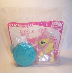 Size: 1533x1563 | Tagged: safe, photographer:kisscurl, fluttershy, pony, g4, happy meal, irl, mcdonald's, mcdonald's happy meal toys, photo, solo, toy