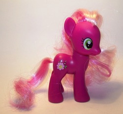 Size: 1355x1261 | Tagged: safe, photographer:kisscurl, cheerilee, earth pony, pony, g4, brushable, female, irl, mare, photo, solo, toy