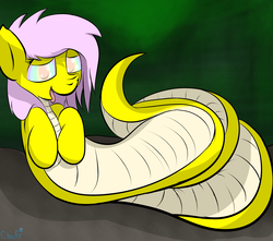 Size: 2600x2300 | Tagged: safe, artist:cloufy, oc, oc only, hybrid, lamia, original species, snake, high res, solo