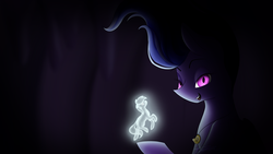 Size: 1024x576 | Tagged: safe, artist:mindlesssketching, oc, oc:skypaw, pegasus, pony, crossover, female, jewelry, mare, necklace, poor unfortunate souls, the little mermaid, ursula