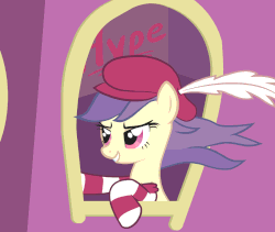 Size: 950x800 | Tagged: safe, oc, oc only, oc:ellowee, pony, legends of equestria, animated, clothes, gif, hat, hype, socks, solo, striped socks, wind