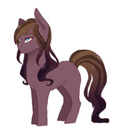 Size: 2107x2151 | Tagged: safe, artist:kittii-kat, oc, oc only, earth pony, pony, female, high res, mare, offspring, parent:doctor whooves, parent:starlight glimmer, parents:starwhooves, simple background, solo, white background