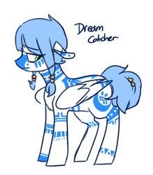 Size: 525x599 | Tagged: safe, artist:redxbacon, oc, oc only, oc:dream catcher, pony, reference sheet, solo, tattoo, tribal