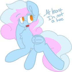 Size: 1361x1351 | Tagged: safe, artist:moonydusk, oc, oc only, oc:astral knight, pegasus, pony, chest fluff, dialogue, female, open mouth, simple background, solo, transparent background