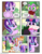 Size: 1275x1650 | Tagged: safe, artist:dsana, amber laurel, cloudy spinel, donut joe, spike, starlight glimmer, twilight sparkle, alicorn, crystal pony, dragon, pony, comic:the shadow shard, g4, card, comic, female, filly, magic, playing card, train, twilight sparkle (alicorn), underhoof