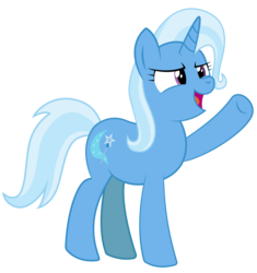 Size: 2509x2669 | Tagged: safe, artist:up-world, trixie, pony, unicorn, g4, female, high res, mare, raised hoof, simple background, solo, transparent background, vector